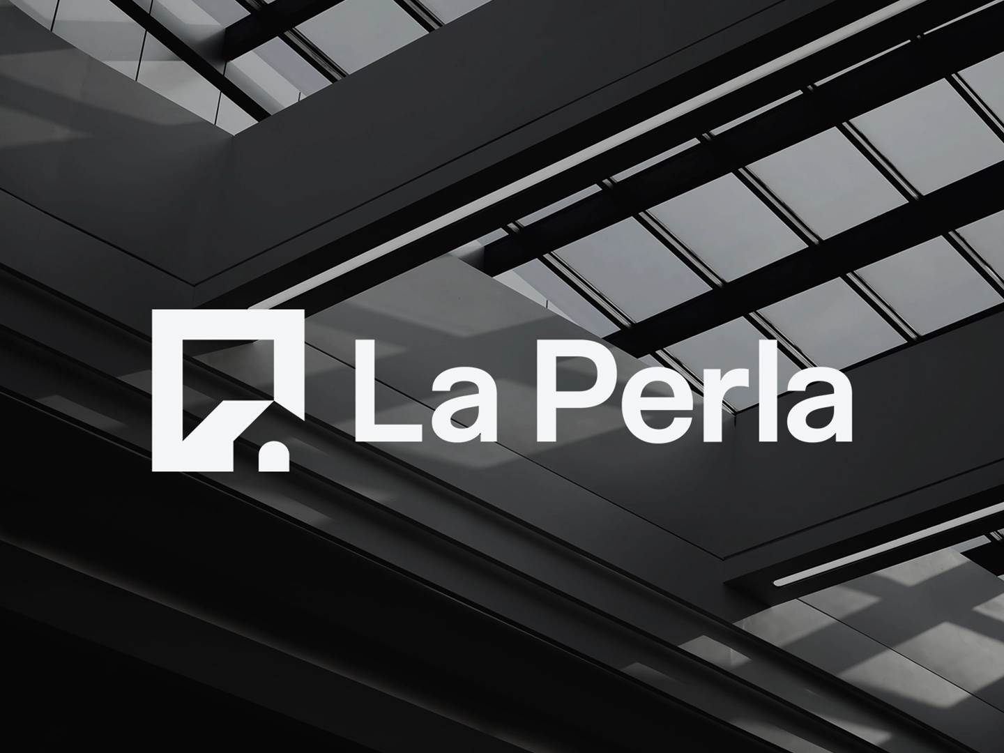 Imagen del diseño del nuevo branding de "La Perla Real Estate".